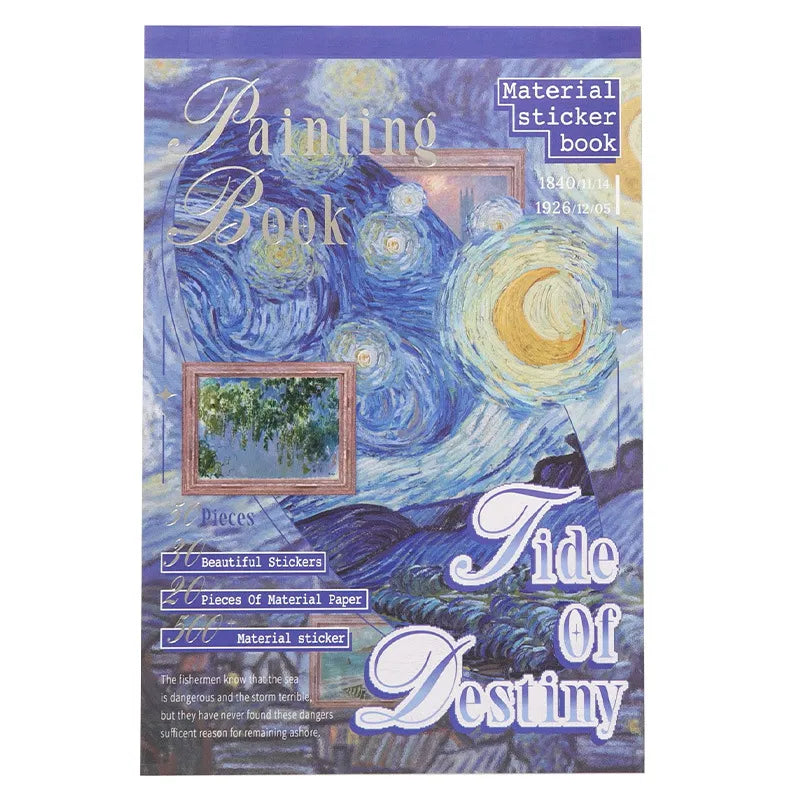 Tide of Destiny - Esztétikus Olajfestmény Matrica- és Papírgyűjtemény