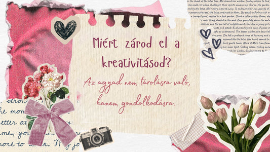 Miért zárod el a kreativitásod?Az agyad nem tárolásra való, hanem gondolkodásra.