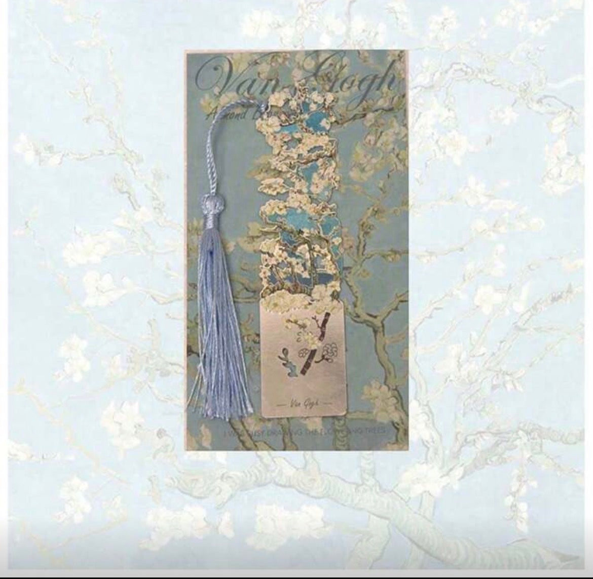 Van Gogh olajfestmény ihletésű fém könyvjelzők