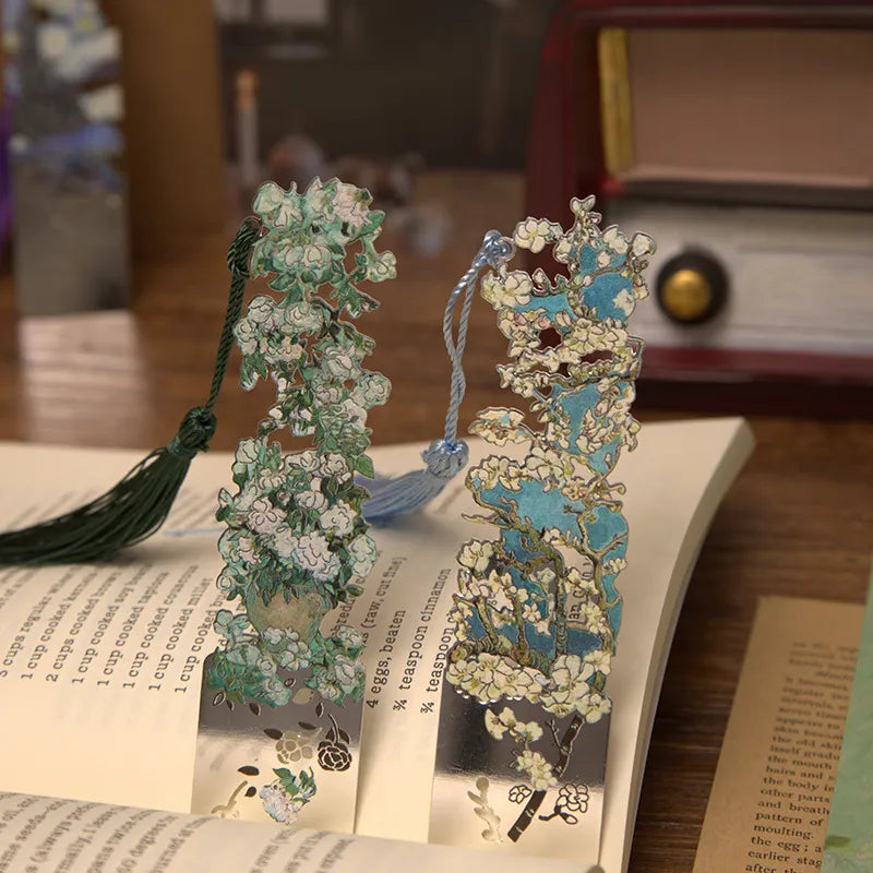 Monet olajfestmény ihletésű fém könyvjelzők