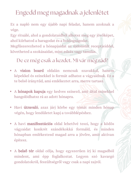 Tőlem, Nekem - Önismereti és tervező napló