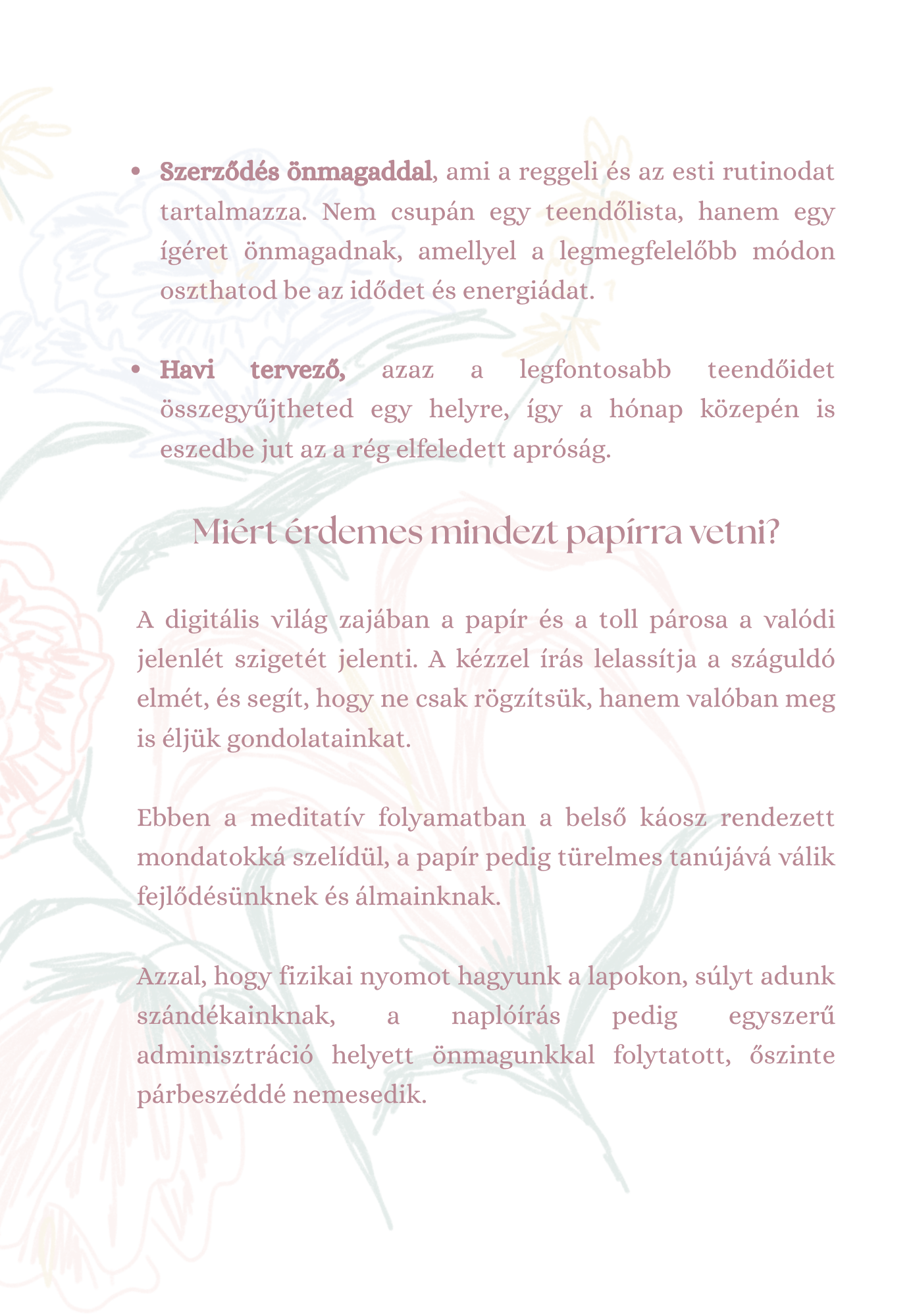 Tőlem, Nekem - Önismereti és tervező napló