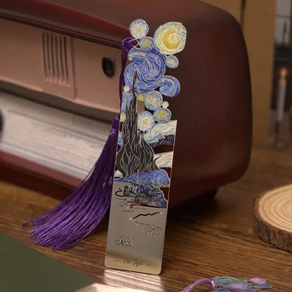 Monet olajfestmény ihletésű fém könyvjelzők