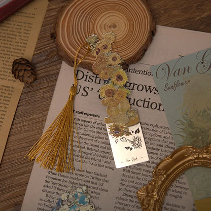 Monet olajfestmény ihletésű fém könyvjelzők