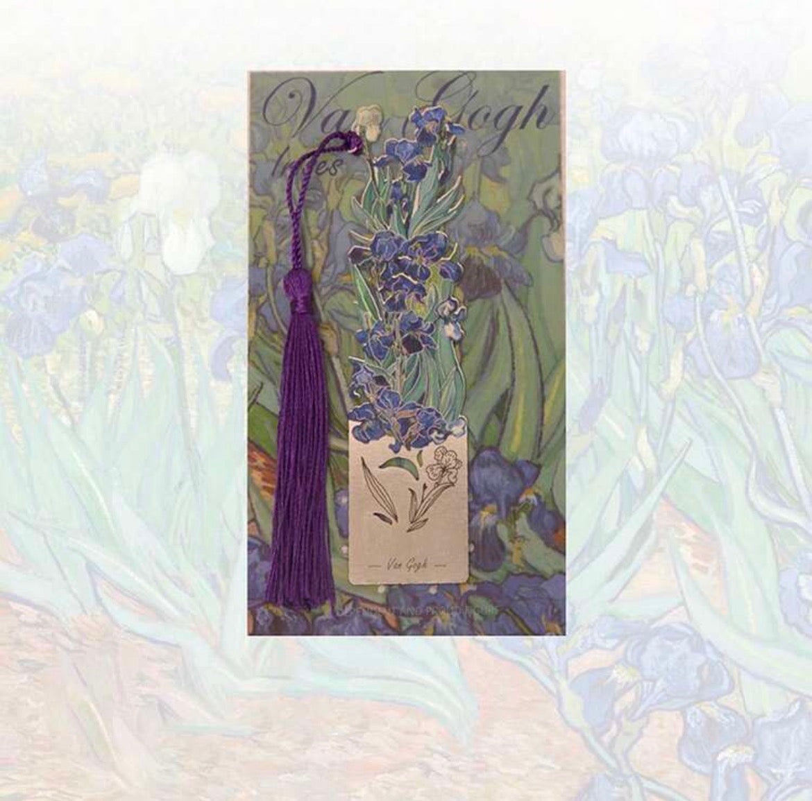 Van Gogh olajfestmény ihletésű fém könyvjelzők